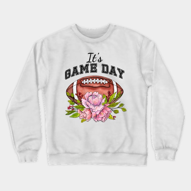 its game day football Crewneck Sweatshirt by onazila pixel